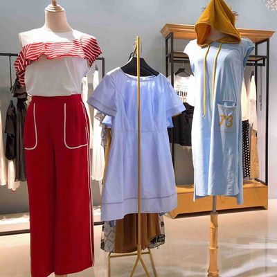 广州韩版时尚女装魔美名作19夏连衣裙套装品牌折扣批发货源指南